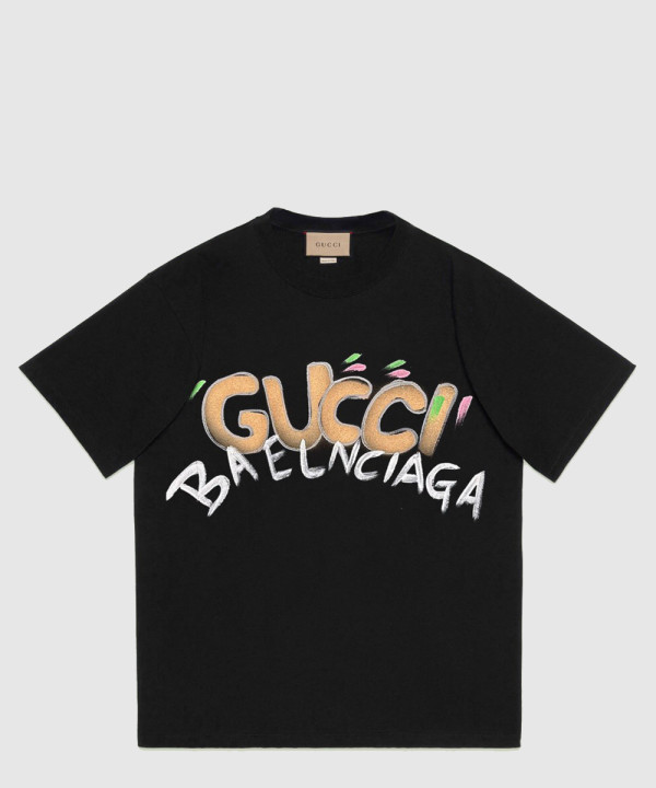 구찌 로고 프린트 반팔