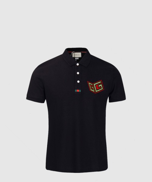 구찌 면 폴로 셔츠