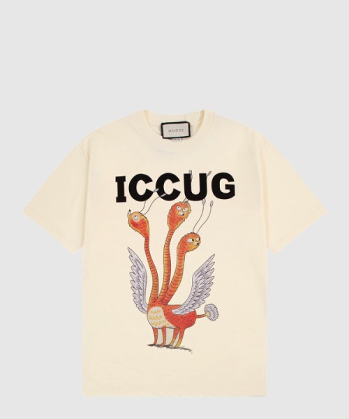 구찌 플라워 코튼 톱