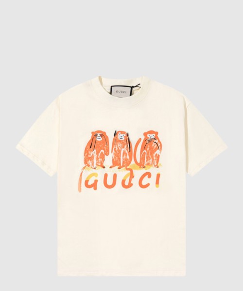 구찌 플라워 코튼 톱