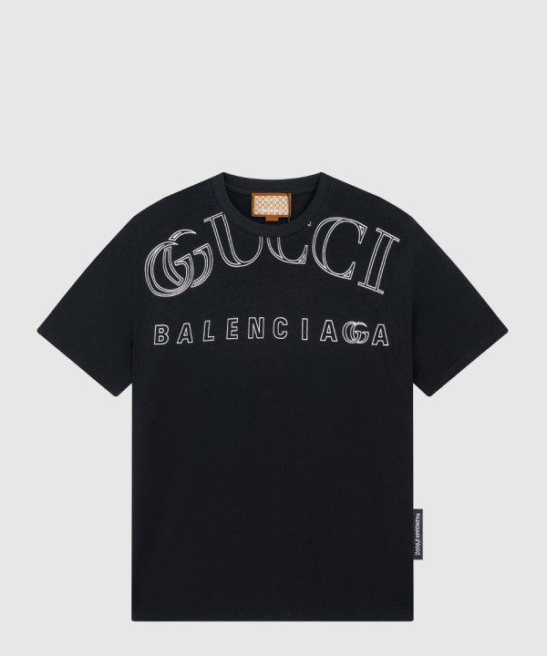 구찌 로고 프린트 반팔