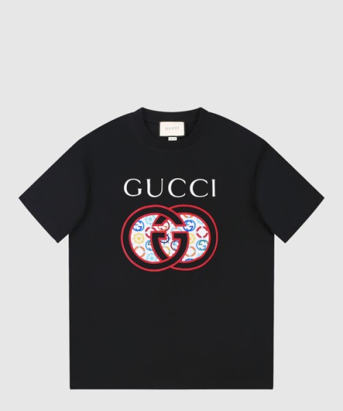 구찌 로고 프린트 반팔