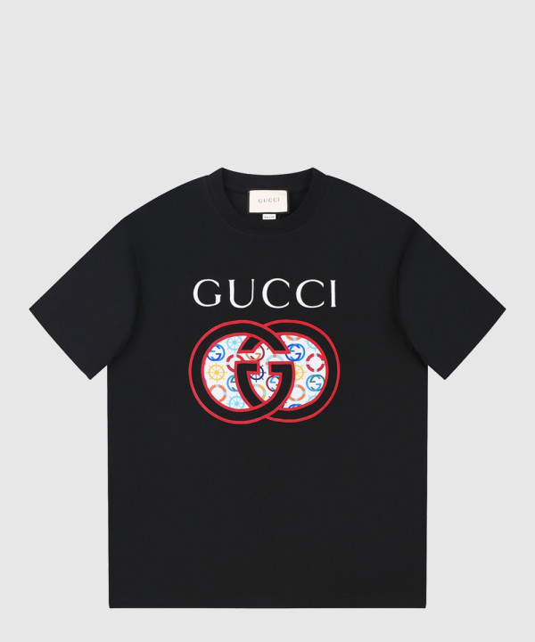 구찌 로고 프린트 반팔