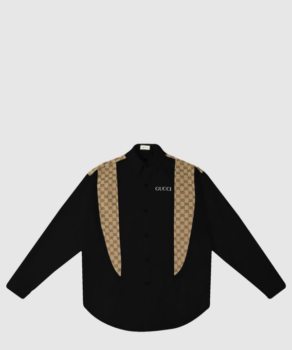 구찌 면 티셔츠