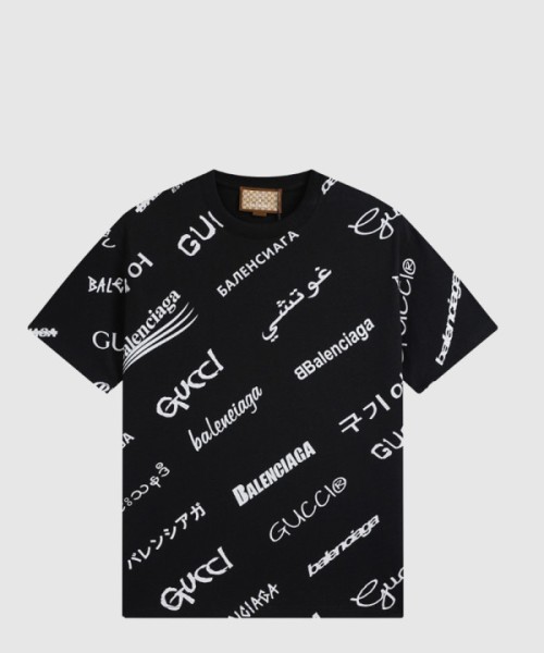 구찌 로고 프린트 반팔