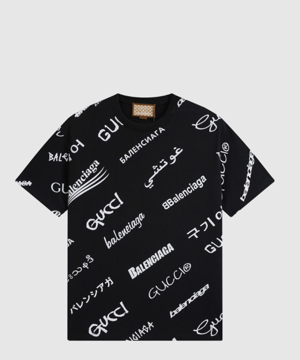 구찌 로고 프린트 반팔