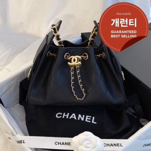[정품최상급] [개런티] 샤넬 25백 드로우스트링 호보백 버킷백 22