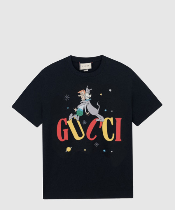 구찌 플라워 코튼 톱