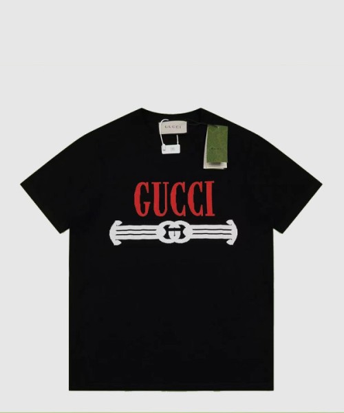 구찌 로고 프린트 반팔