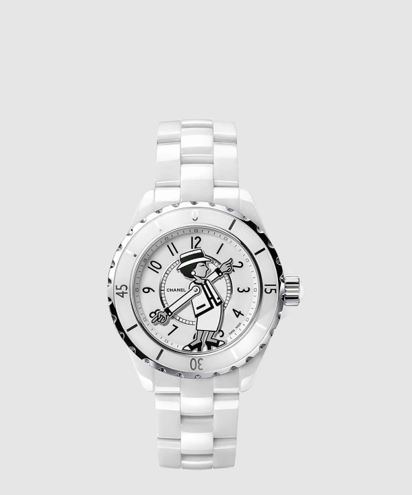 샤넬 마드모아젤 J12 꾸뛰르 워치 38 H5241