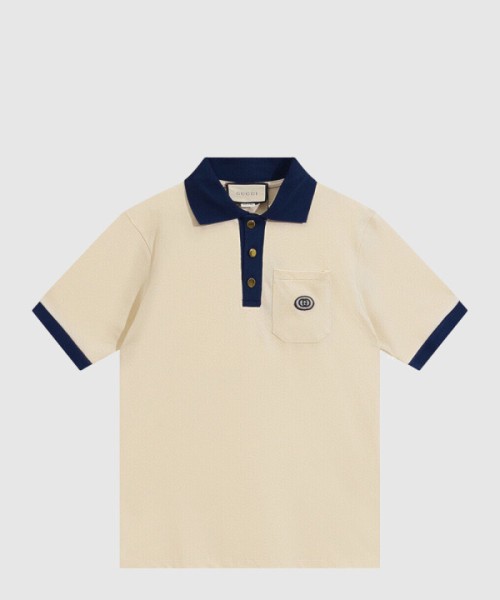 구찌 면 폴로 셔츠