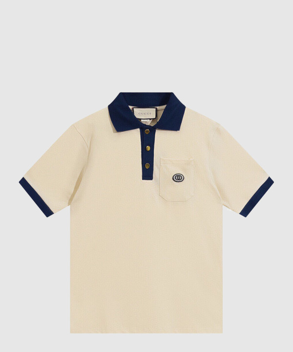 구찌 면 폴로 셔츠