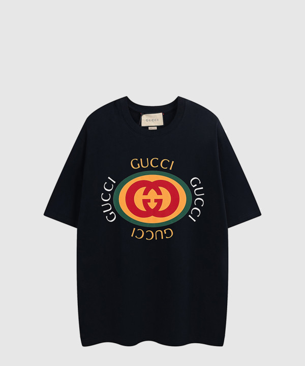 구찌 프린트 면 티셔츠