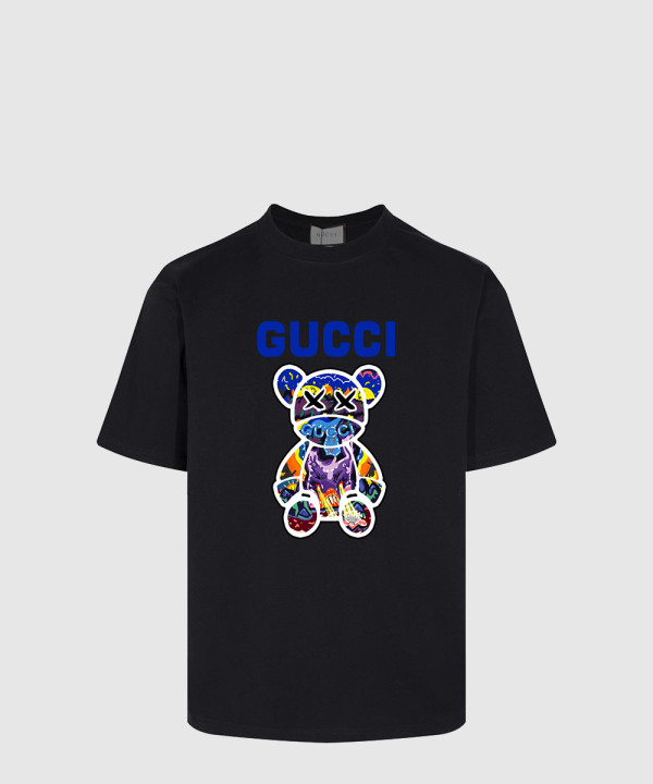 구찌 프린트 면 티셔츠