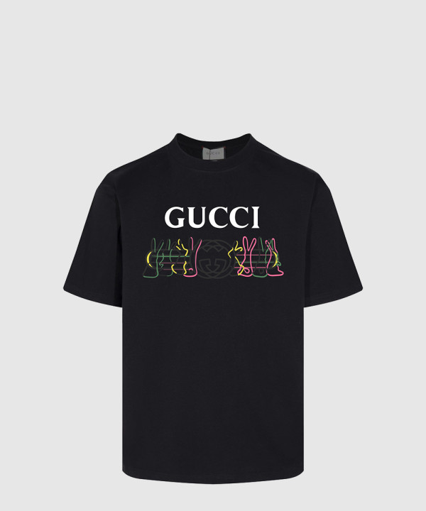 구찌 로고 프린트 반팔