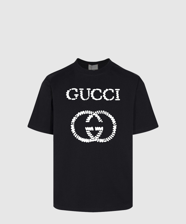 구찌 로고 프린트 반팔