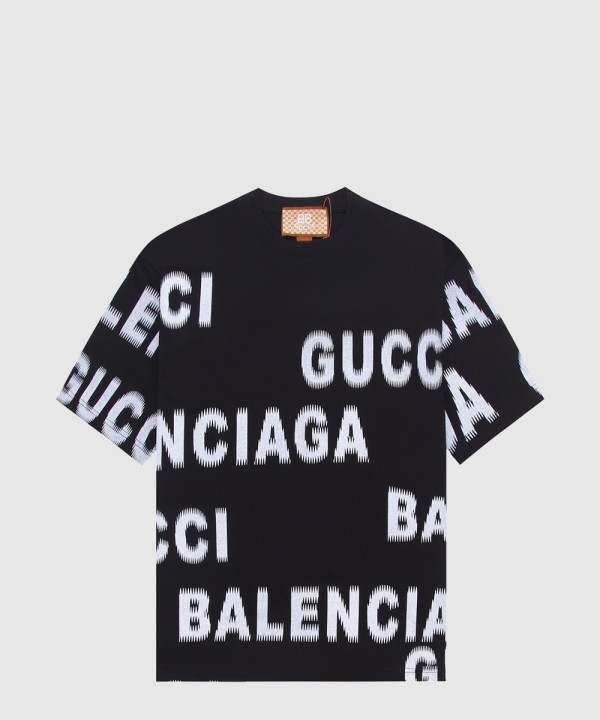 구찌 로고 프린트 반팔