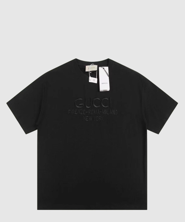 구찌 면 티셔츠