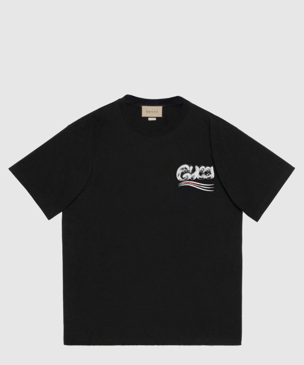 구찌 로고 프린트 반팔