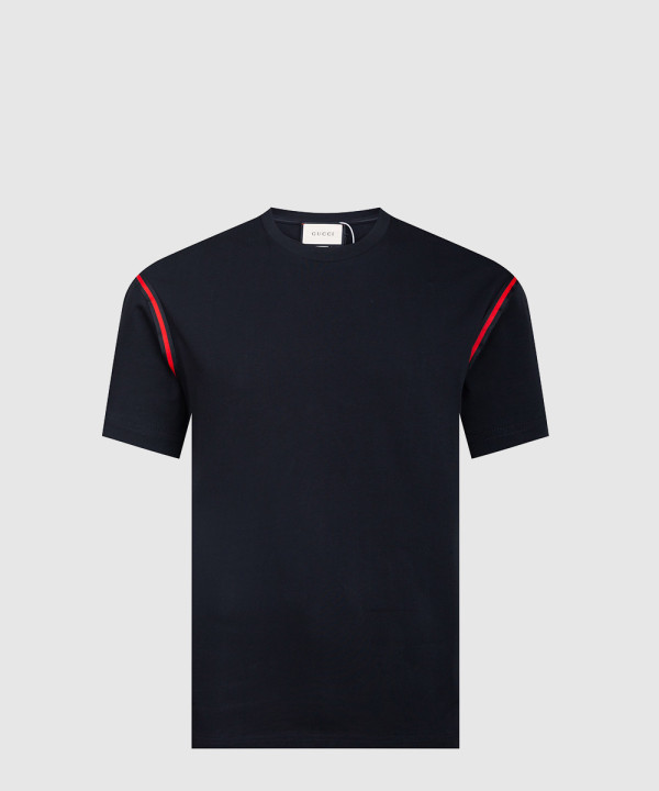 구찌 면 티셔츠