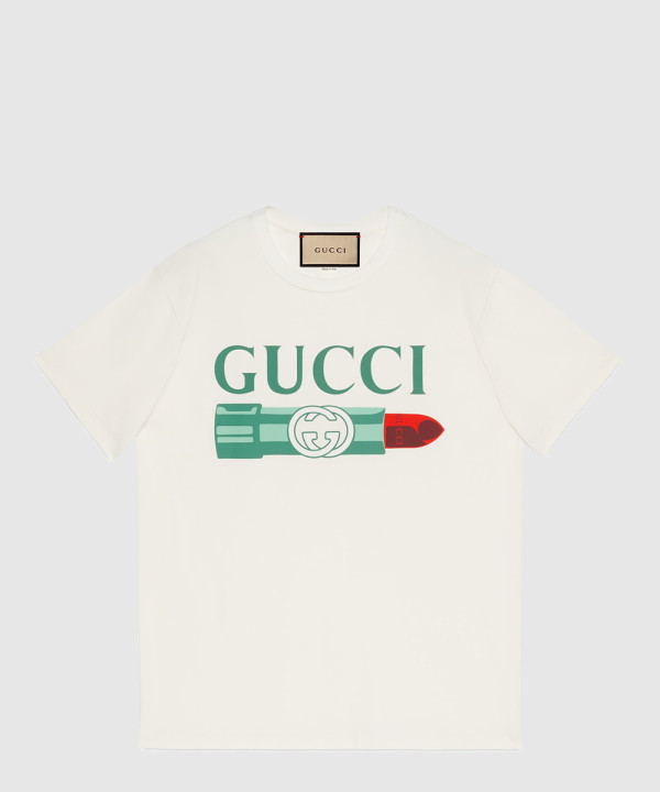 구찌 로고 프린트 반팔