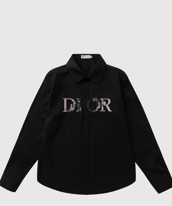 디올 로고 프린트 셔츠 톱