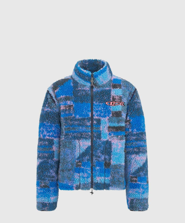 디올 탈착식 슬리브 지퍼 재킷