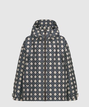 디올 로고 쇼트 코트