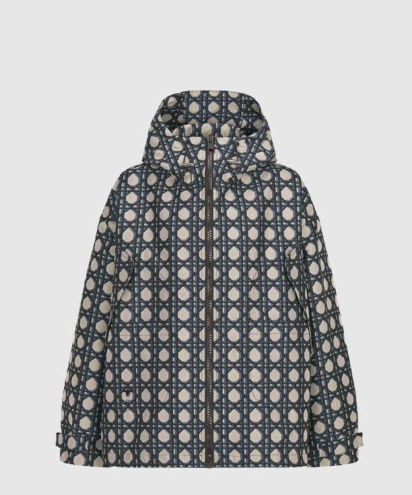 디올 로고 쇼트 코트