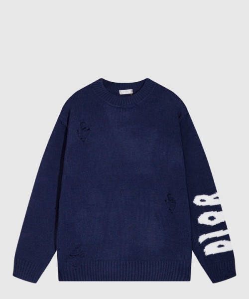 디올 로고 니트 상의