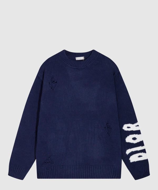 디올 로고 니트 상의