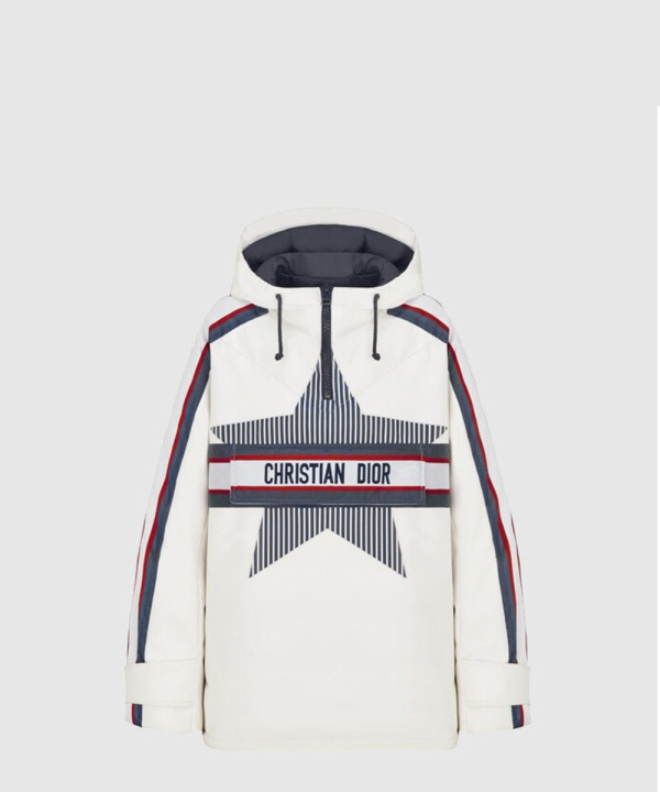 디올 로고 후드 긴팔