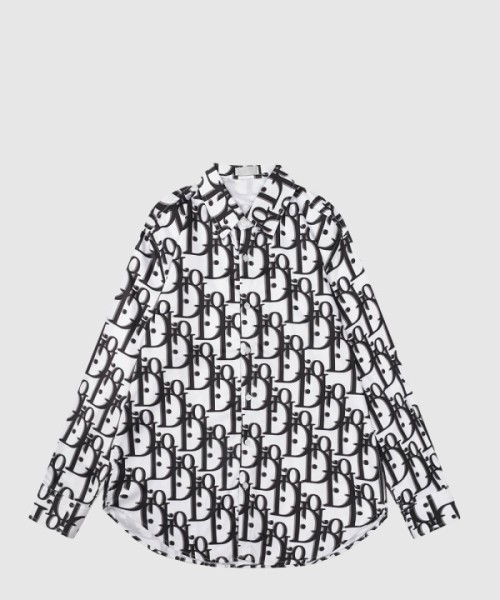 디올 로고 셔츠