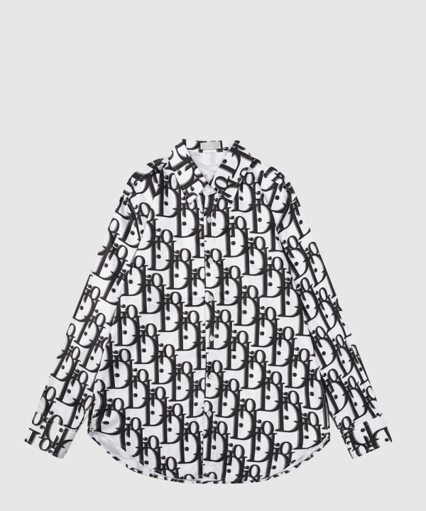 디올 로고 셔츠