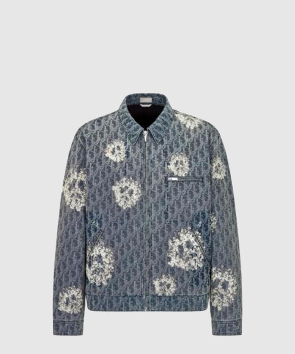 디올 로고 프린트 재킷