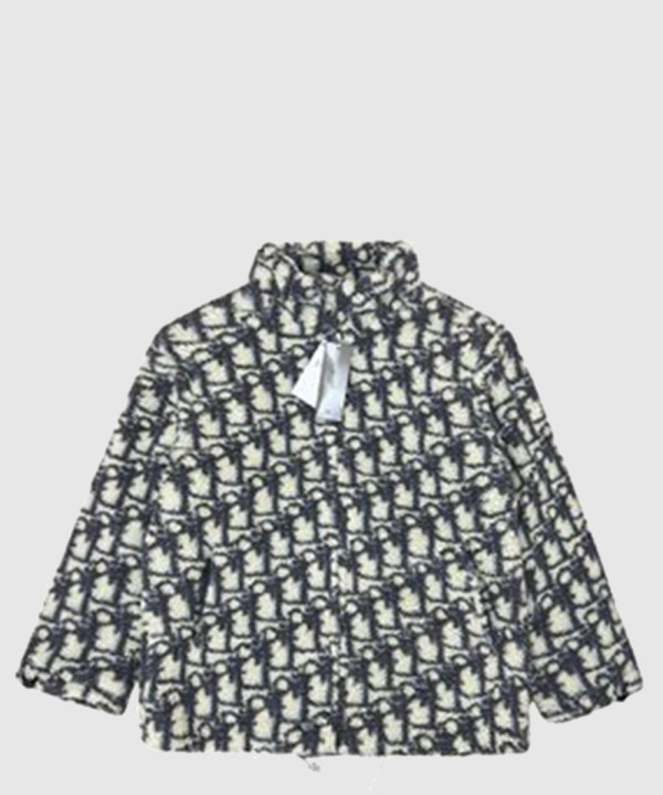 디올 로고 쇼트 패딩