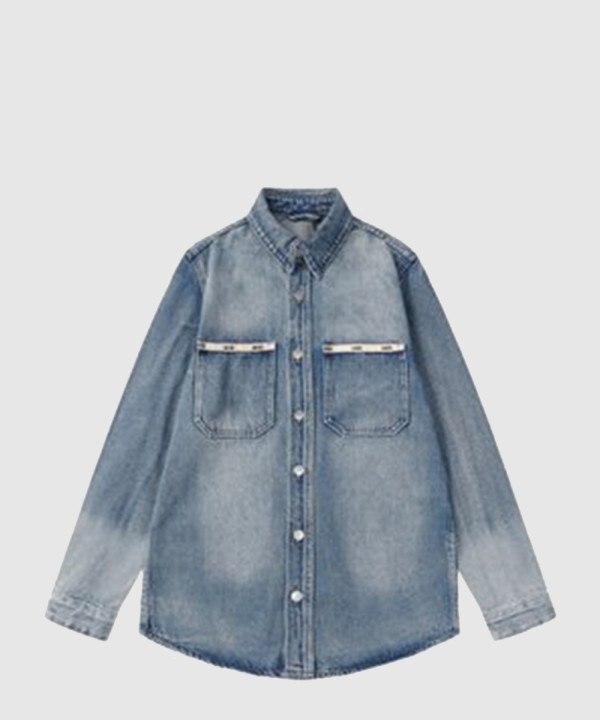 디올 데님 코트