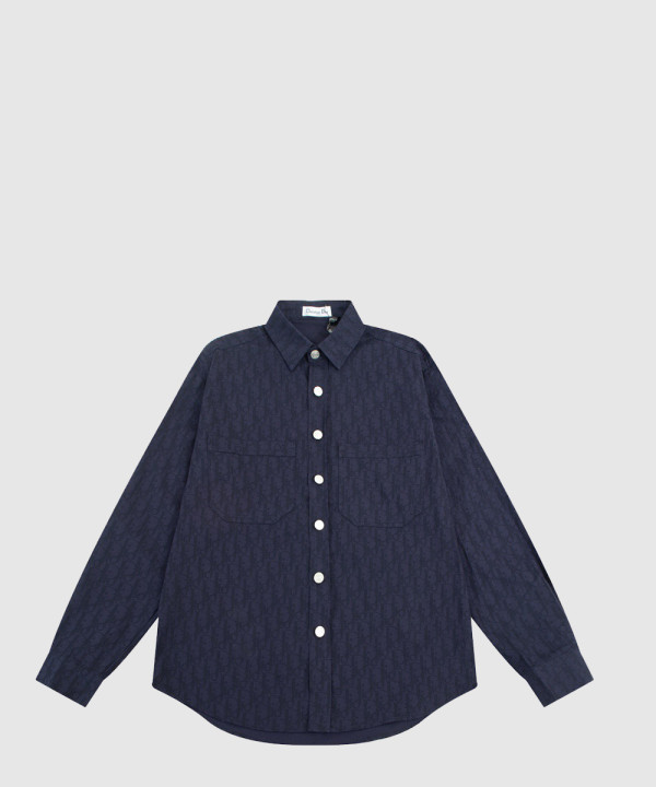 디올 로고 셔츠