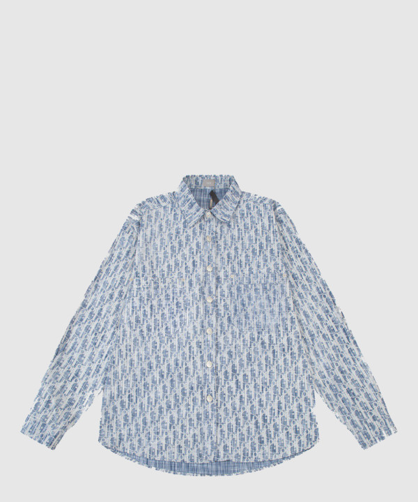 디올 로고 셔츠