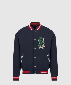 디올 로고 쇼트 재킷