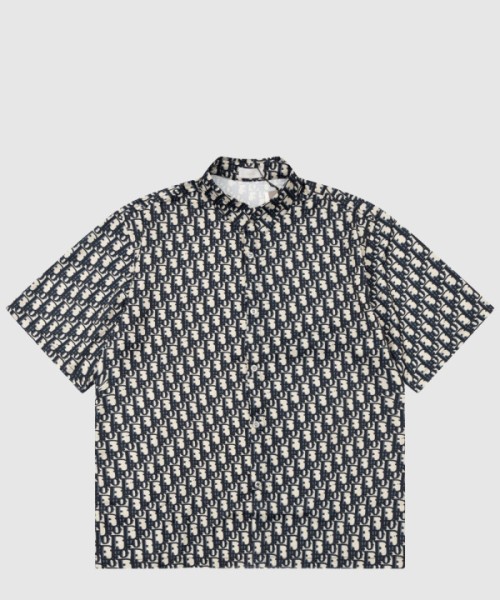 디올 로고 프린트 셔츠 톱