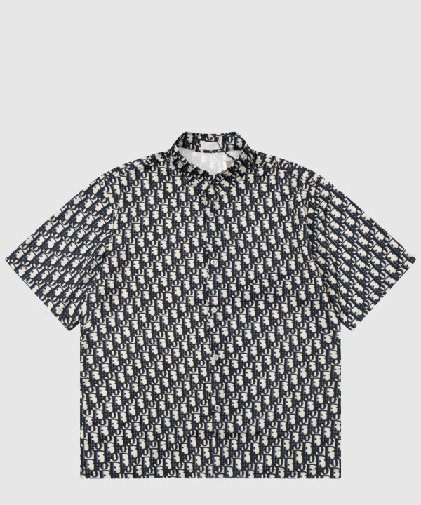 디올 로고 프린트 셔츠 톱