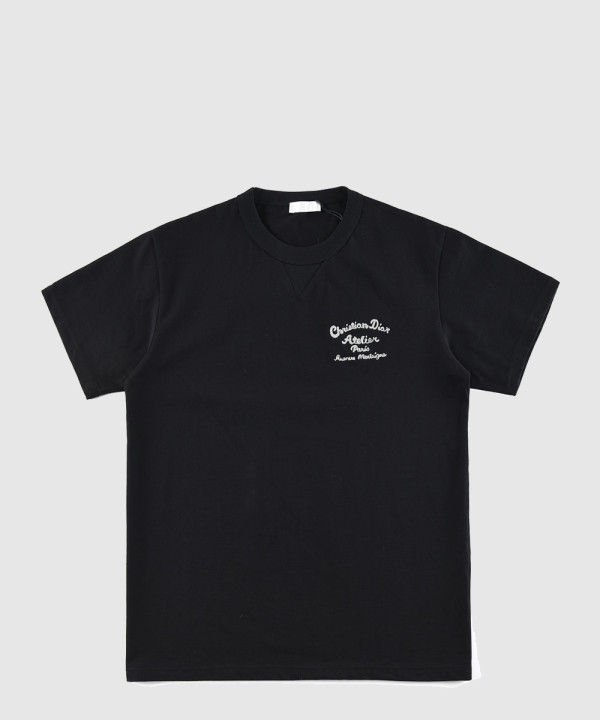 디올 로고 프린트 반팔