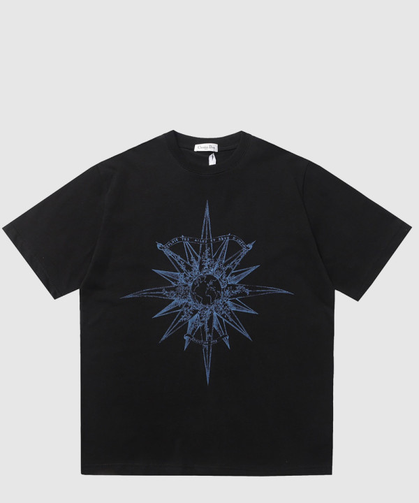 디올 플라워 코튼 톱