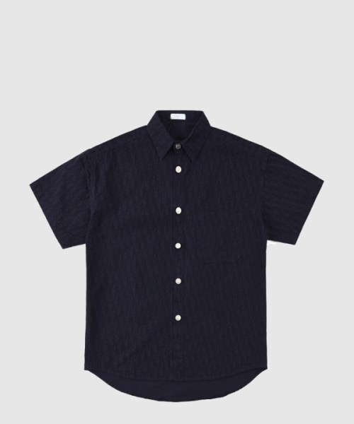 디올 로고 프린트 셔츠 톱