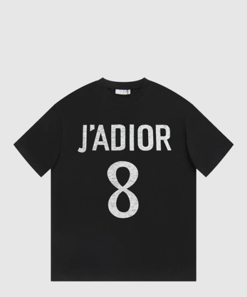 디올 로고 프린트 반팔