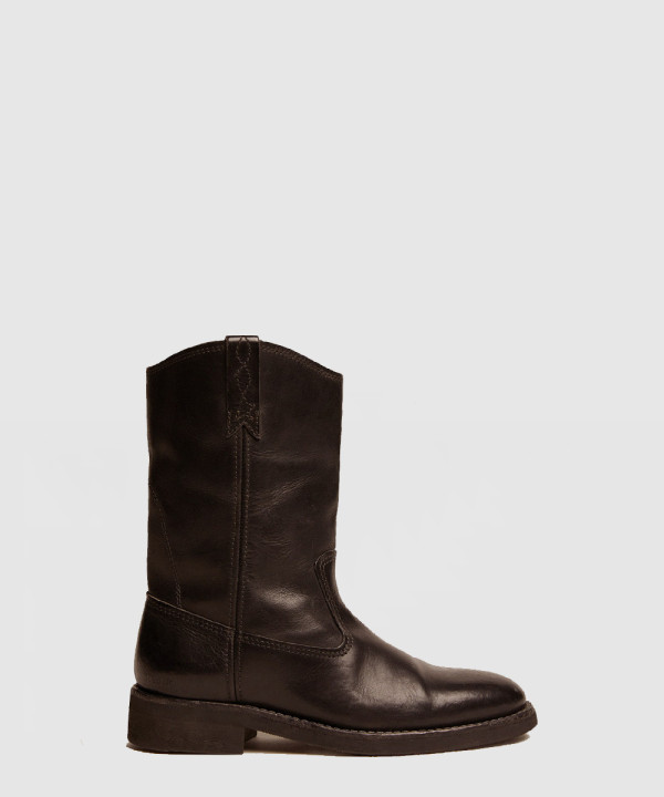 골든구스 레더 바이커 부츠 00153