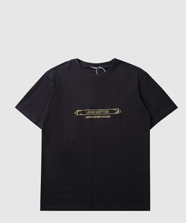 루이비통 엠벨리시드 다미에 피케 티셔츠