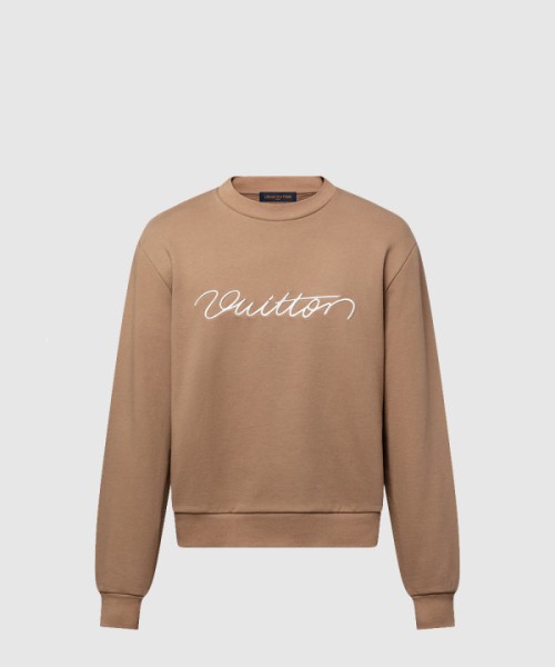 루이비통 엠브로이더드 코튼 크루넥