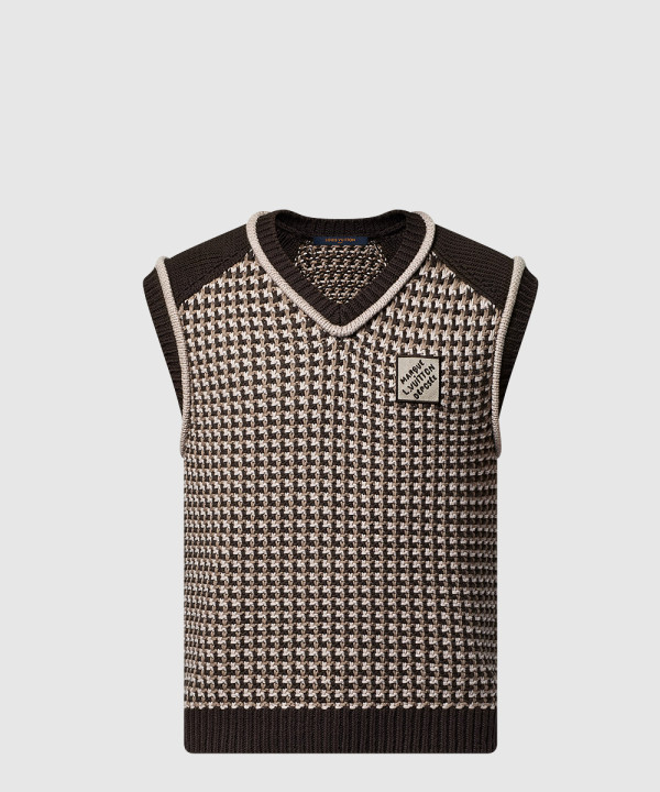 루이비통 코튼 자카드 베스트